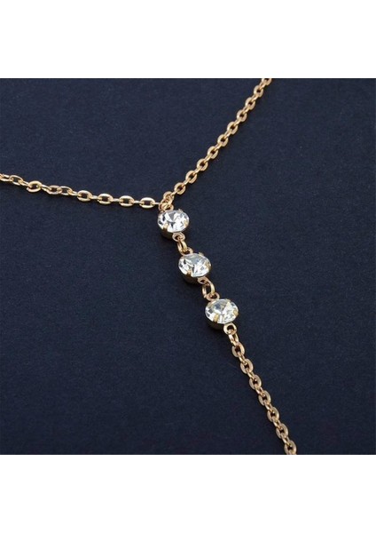 Moda Havalı Y-Şekilli Damla Püskül Kristal Kolye Arka Zincir (Yurt Dışından) fırsatları