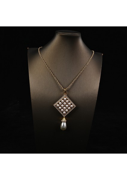 Hafif Lüks Retro Kazakzinciri, Şık, Sade, Zarif ve Niche Tarzda Çift Amaçlı Kolye (Yurt Dışından) modelleri