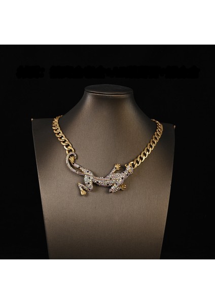 Ik珠宝 El Leopar Kolye Retro Kişilik Klavikula Kolye (Yurt Dışından) fiyatları