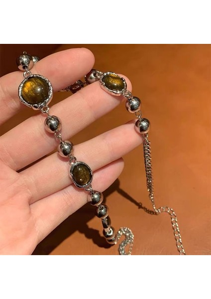 Mavi Boncuklu Kolye Kadın (Yurt Dışından)