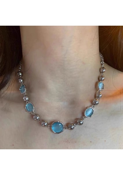 Mavi Boncuklu Kolye Kadın (Yurt Dışından) fırsatları