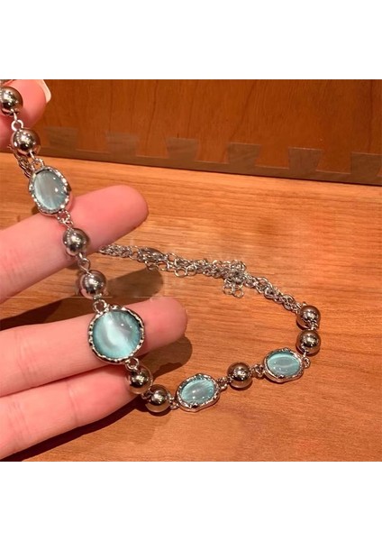 Mavi Boncuklu Kolye Kadın (Yurt Dışından) indirimleri