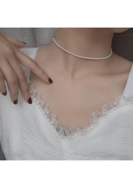 Inci Beyaz Yuvarlak Boncuk Takı (Yurt Dışından) modelleri