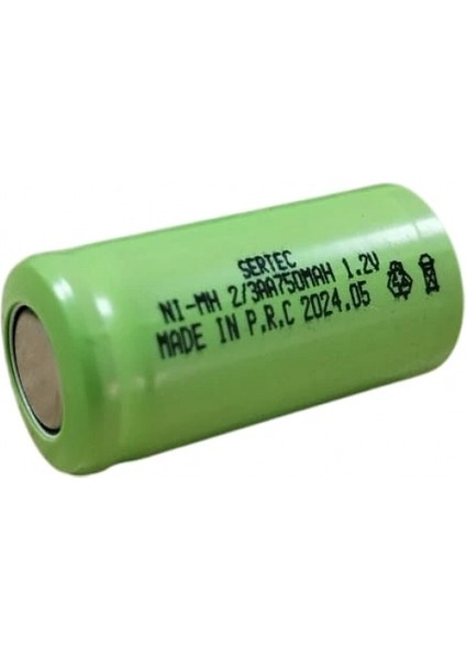 1.2V 750 Mah - 2/3AA - Ni-MH Şarjlı Pil - (Başsız / Flat Head) fiyatları