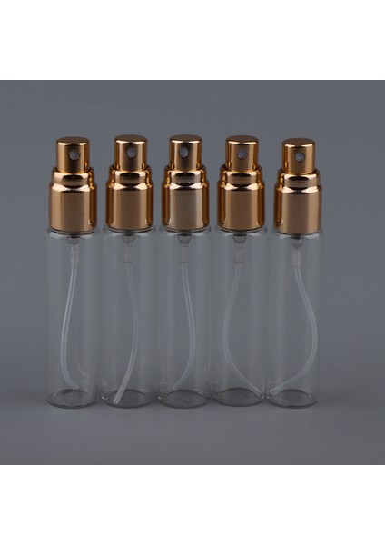 5 10ML Boş Doldurulabilir Şişeleri Flakon Altın (Yurt Dışından) fiyatları