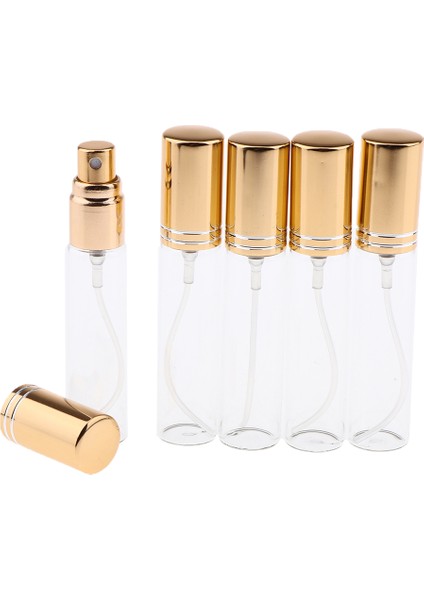 5 10ML Boş Doldurulabilir Şişeleri Flakon Altın (Yurt Dışından) modelleri