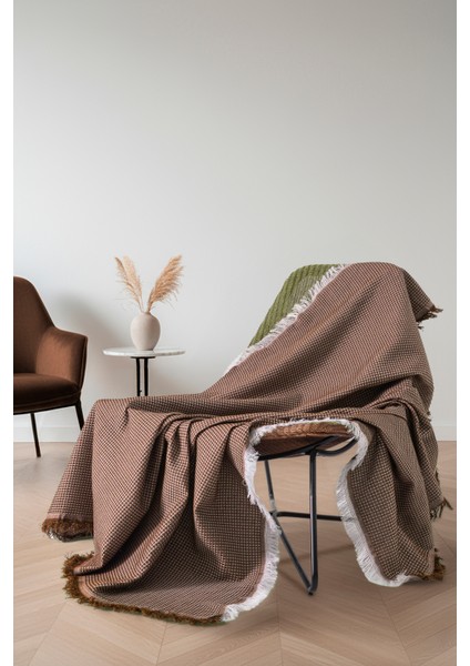 Pamuklu Koltuk Şalı 170X170 cm – Saçaklı Tv Battaniyesi & Tekli Koltuk Örtüsü modelleri