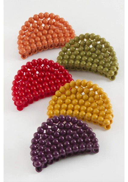 Oval Renkli Mandal Toka 6 cm