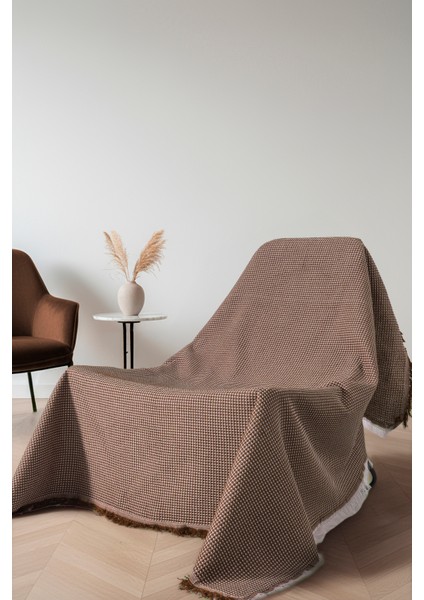 Pamuklu Koltuk Şalı 170X170 cm – Saçaklı Tv Battaniyesi & Tekli Koltuk Örtüsü indirimleri