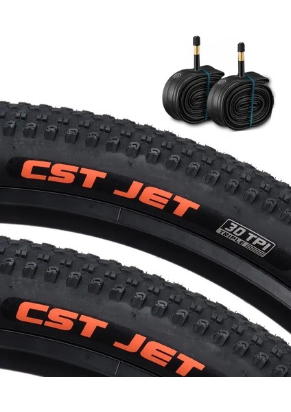 Cst Jet 29 x 2.10 Mtb Ön+Arka Iç ve Dış Lastik Seti – Kum, Asfalt, Hareket ve Sert Zemin Uyumlu