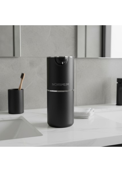 Linaren Ir Sensörlü - Şarjlı - 4 Farklı Seviyeli - Geniş Hazne & Ipx6 Dayanıklılık Sertifikalı Köpük Sıvı Sabunluk - Siyah modelleri