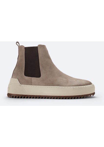 Erkek Vizon %100 Süet Esnek Taban Hafif Chelsea Bot B008009