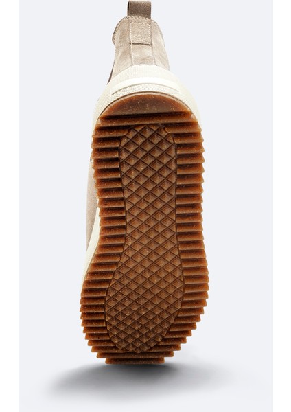 Erkek Vizon %100 Süet Esnek Taban Hafif Chelsea Bot B008009