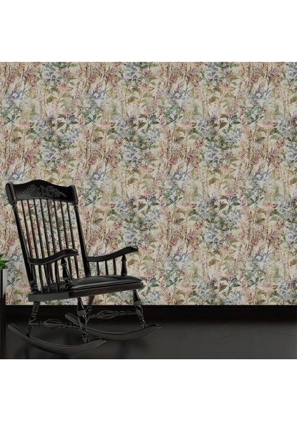 Pastel Renkli Orman Temalı Tek Parça Duvar Kağıdı -Isı ve Ses Yalıtımı Yırtılmaz fiyatları