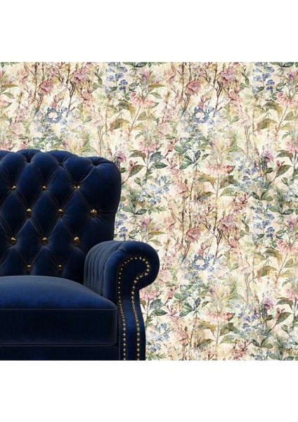 Pastel Renkli Orman Temalı Tek Parça Duvar Kağıdı -Isı ve Ses Yalıtımı Yırtılmaz fırsatları