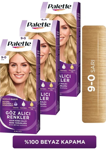 Göz Alıcı Renkler 9-0 Sarı x 3 Adet