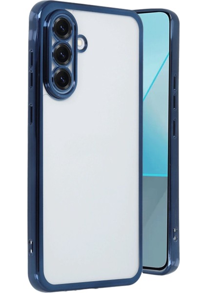 Samsung Galaxy A56 Kılıf Lensli Silikon - Lacivert - MRS8968-9472