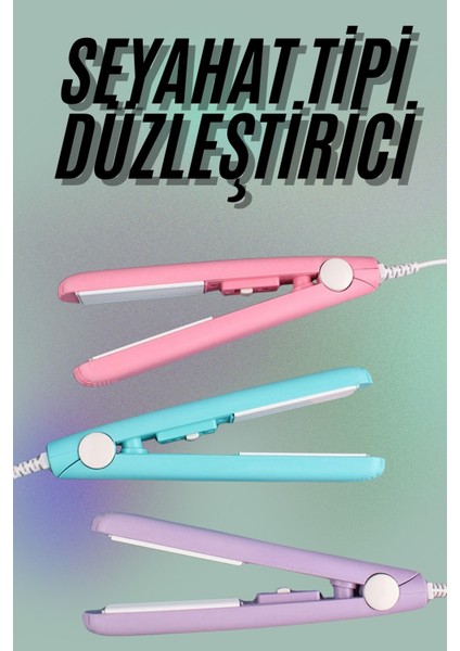 Mini Düzleştirici Seramik Kaplama Seyahat Tipi Elektriklenme Karşıtı - M215K586-R06215