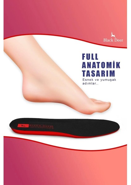 X45 Yumuşak Ortopedik Tabanlık,rahat Tabanlık,konfor Tabanı,spor Tabanlığı,erkek,kadın,siyah fırsatları