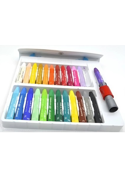 24’lü Renkli Pastel Boya Seti – Okul, Hobi ve Sanat Çalışmaları Için fiyatları
