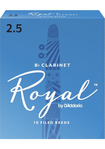 D'addario Woodwinds Royal RCB1025 Bb Klarnet Kamışı No:2,5