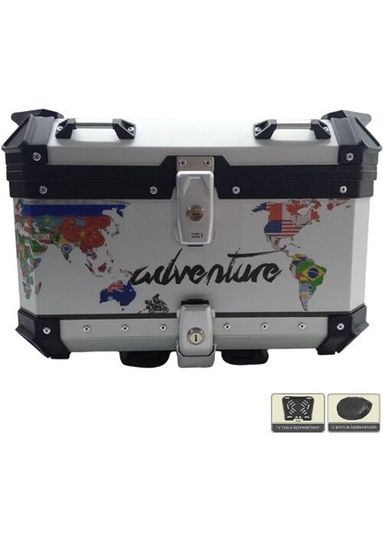 Alüminyum Arka Çanta 55LT-WORLD/COLOR