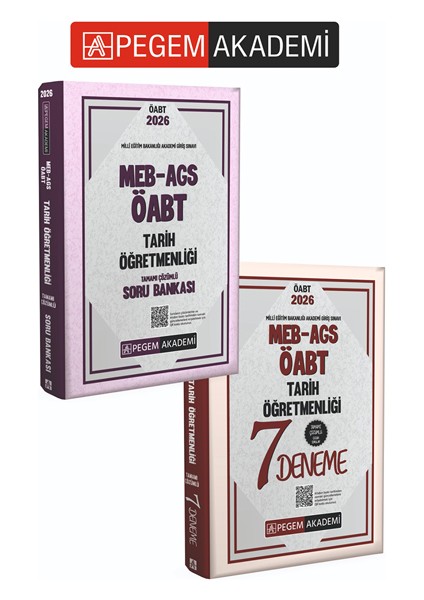 PEGEM AKADEMİ 2026 MEB AGS ÖABT Tarih Öğretmenliği Tamamı Çözümlü