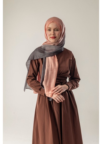 Ipek Degrade Şal Füme - Pudra