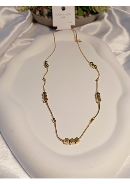 Üçlü Dorikalı Çelik Zincir Kolye fiyatları