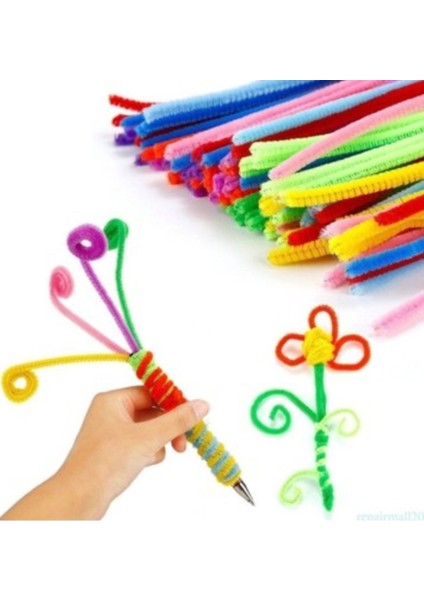 Renkli Şönil – 50 Cm, 20’li Paket