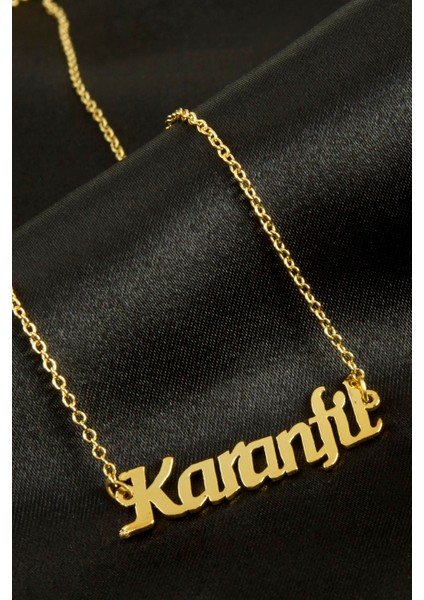 Karanfil Isimli Kolye (Kişiye Özel)