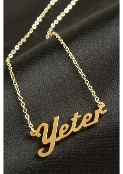 Yeter Isimli Kolye (Kişiye Özel)