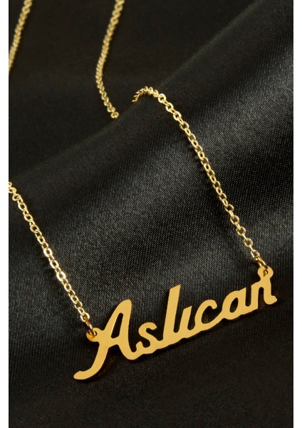 Aslıcan Isimli Kolye (Kişiye Özel)