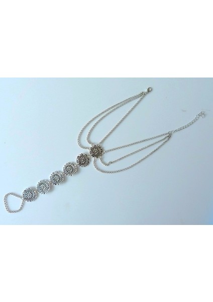 Bohemiyen Retro Metal Oymalı Plaj Ayak Takısı (Yurt Dışından)