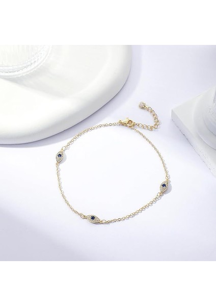 Elektron Plakalı Altın Bileklik, Moda Su Geçirmez Bohem Tarzı Takı (Yurt Dışından)