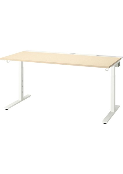 Mıttzon Çalışma Masası Tablası Huş Kaplama 160 x 68 cm modelleri