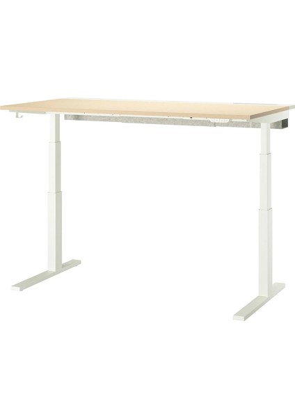 Mıttzon Çalışma Masası Tablası Huş Kaplama 160 x 68 cm fırsatları