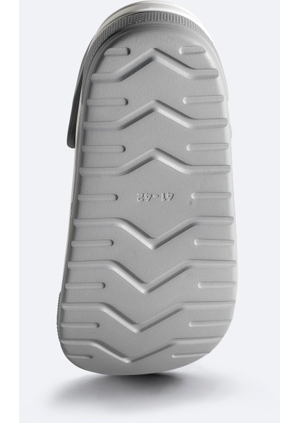 Erkek Beyaz-Gri Eva Terlik A31Y8316