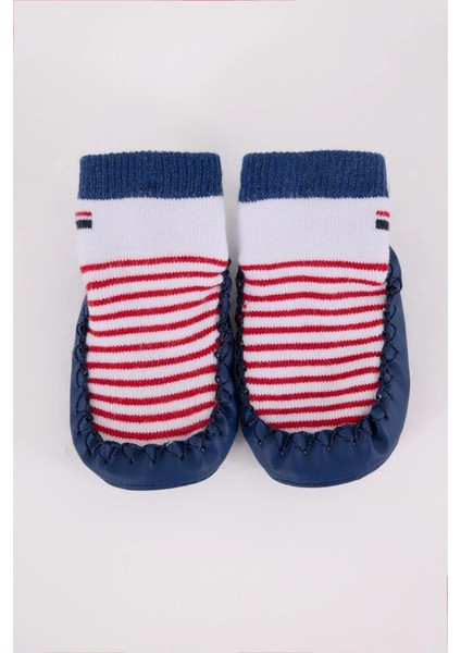 U.s. Assn Çarık Çorap USB2600 Beyaz-Lacivert fiyatları