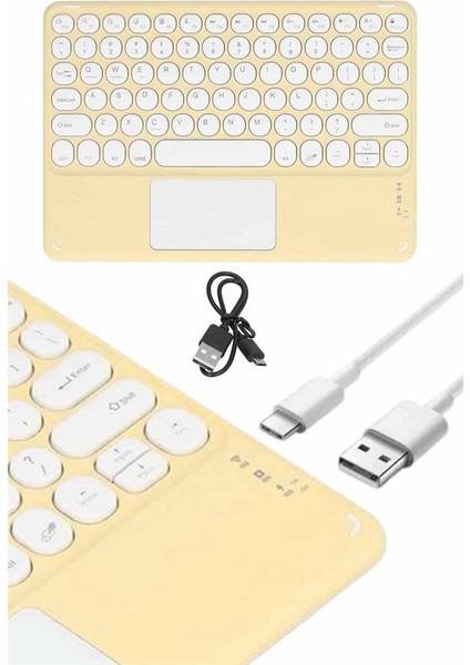 bulurum android ve ıos uyumlu bluetooth klavye touchpad slim kablosuz wifi q klavye modelleri