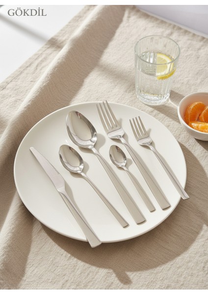 Tuana 36 Parça Sade 6 Kişilik Çelik Çatal & Kaşık & Bıçak Takımı fiyatları