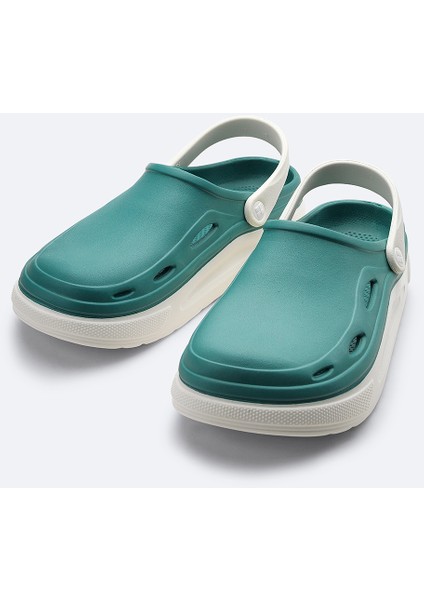 Erkek Mavi-Beyaz Eva Terlik A31Y8316