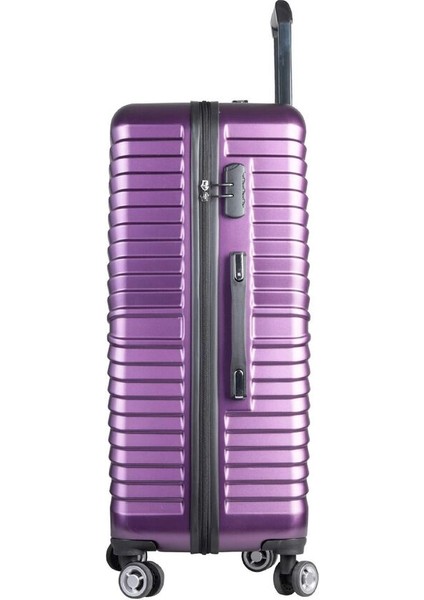 Guard Polikarbon Kırılmaz Mürdüm Seyahat Valizi 3'lü Set indirimleri