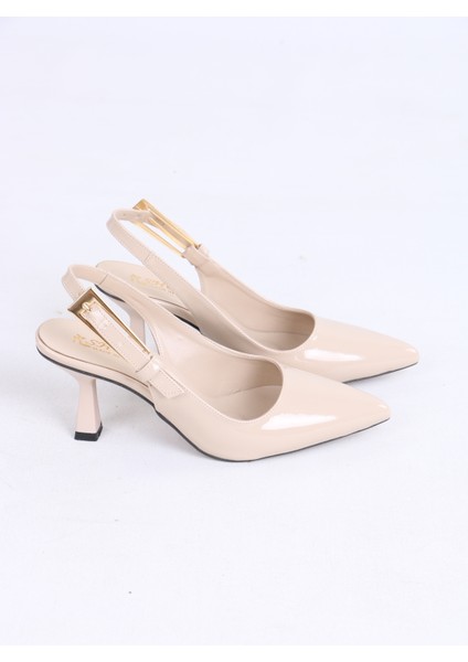 Victoria Sivri Burun Siyah Rugan Topuklu Ayakkabıı – Klasik ve Şık Tasarım fırsatları