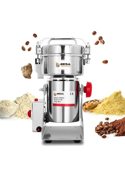 Besa 1000 gr Sert Tohum ve Baharat Öğütücü