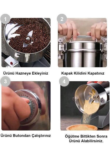 Besa 1000 gr Sert Tohum ve Baharat Öğütücü