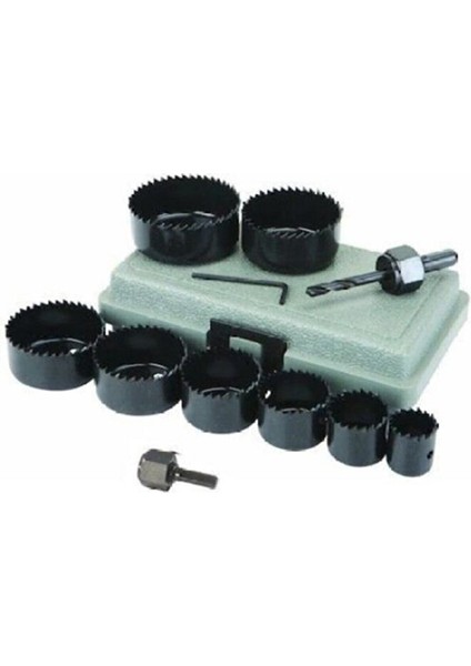 Buhat Buat Panç Yuvarla Metal Ahşap Daire Delme Delik Açma TR-6587452 11 Parça modelleri