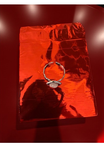 Doğal Taş Ayarlamalı Paslanmaz Çelik Yüzük modelleri