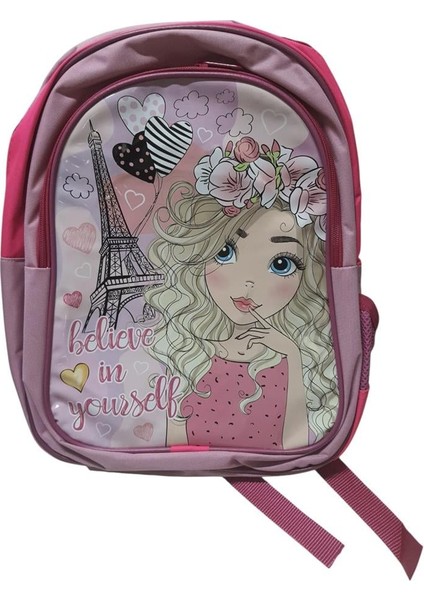 Mikro Beslenme Çantası Hediyeli Kız Okul Çantası