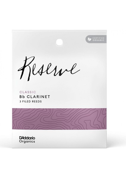 D'addario Woodwinds Organic Reserve Classic ODCT0320 Sib Klarnet Kamışı No:2